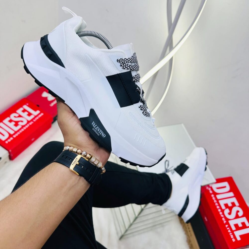 Tienda valentino runway true act blanco/negro
